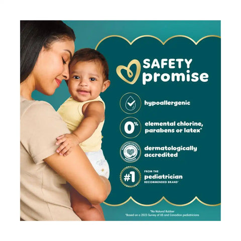 Pampers Swaddlers Sensitive Disposable Diapers Size 1 - 164ct + Size 2 - 148ct + Sensitive Baby Wipes - 1008ct