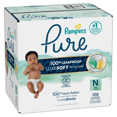 Pampers Pure Protection Diapers - (Select Size and Count)