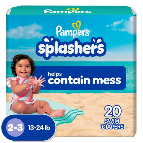 Pampers Splashers Disposable Swim Pants - (Select Size and Count)