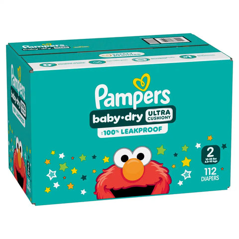 Pampers Baby Dry Diapers - (Select Size and Count)