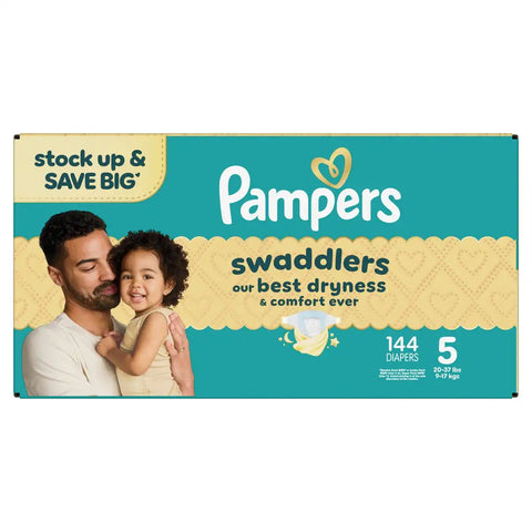 Pampers Swaddlers Sensitive Disposable Diapers - (Select Size and Count)