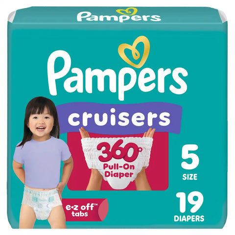 Pampers Cruisers 360 Diapers - (Select Size and Count)