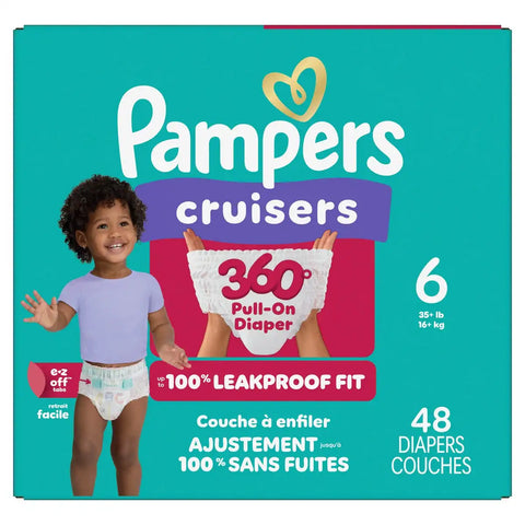 Pampers Cruisers 360 Diapers - (Select Size and Count)