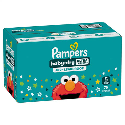 Pampers Baby Dry Diapers - (Select Size and Count)