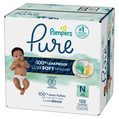 Pampers Pure Protection Diapers - (Select Size and Count)