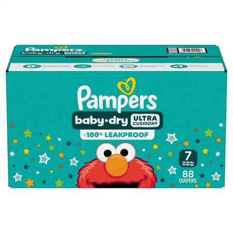 Pampers Baby Dry Diapers - (Select Size and Count)