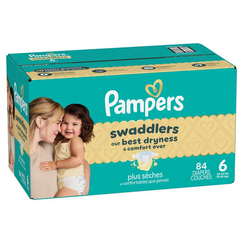 Pampers Swaddlers Sensitive Disposable Diapers - (Select Size and Count)