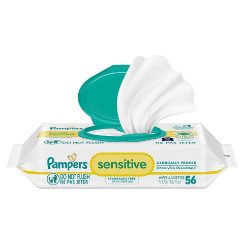 Pampers Sensitive Baby Wipes (Select Count)