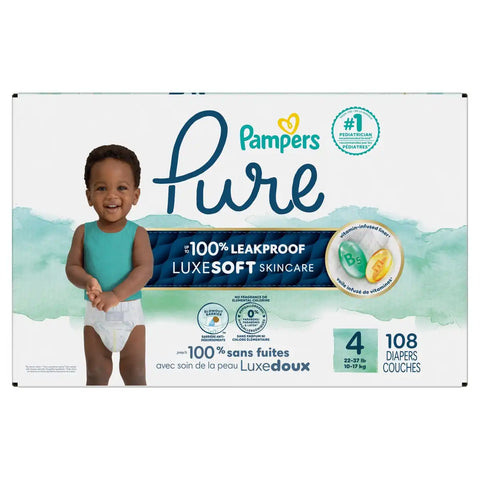 Pampers Pure Protection Diapers - (Select Size and Count)