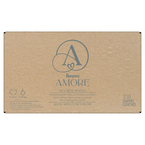 Amore by Pampers Luxury Diapers - (Select Size and Count)