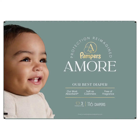 Amore by Pampers Luxury Diapers - (Select Size and Count)