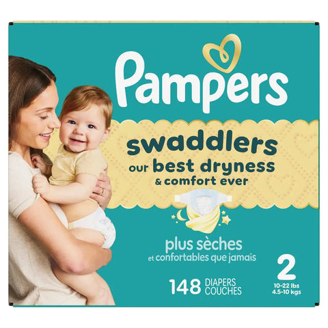 Pampers Swaddlers Sensitive Disposable Diapers - (Select Size and Count)