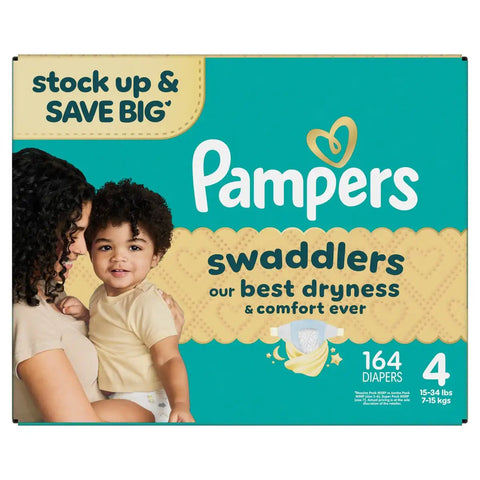 Pampers Swaddlers Sensitive Disposable Diapers - (Select Size and Count)