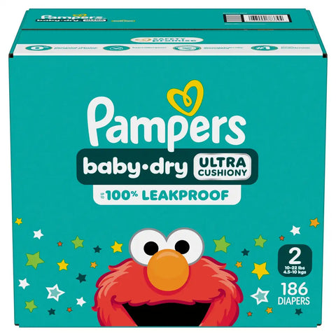 Pampers Baby Dry Diapers - (Select Size and Count)