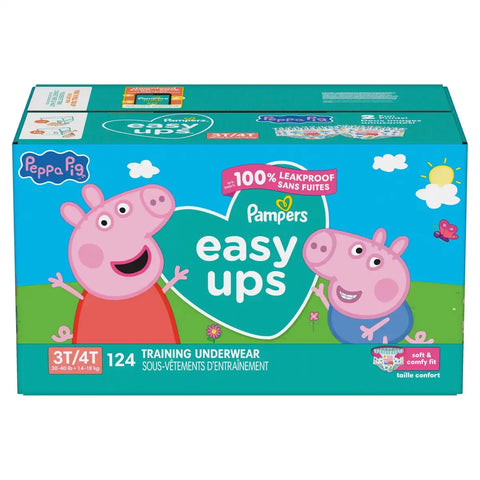 Easy Ups Girls' Disposable Training Underwear - (Select Size and Count)