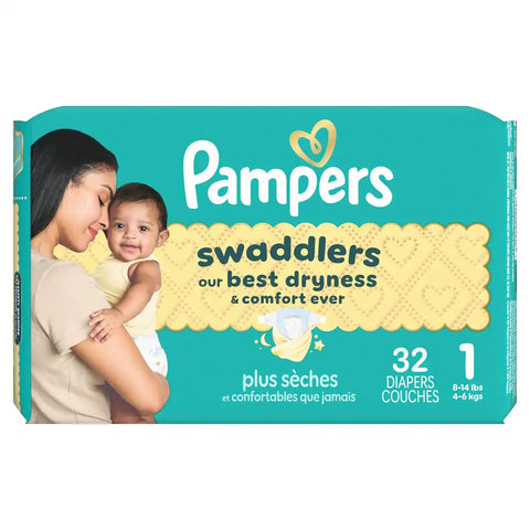 Pampers Swaddlers Sensitive Disposable Diapers - (Select Size and Count)