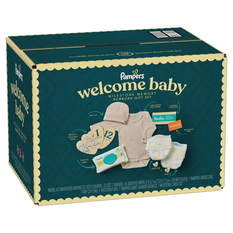 Pampers Swaddlers Gift Pack Disposable Diapers - Size 0-6 - 8pk