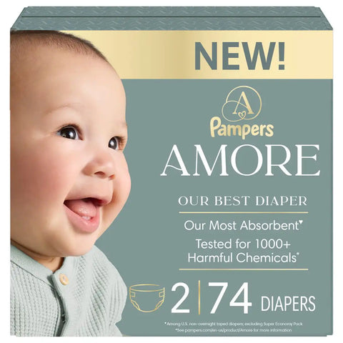 Amore by Pampers Luxury Diapers - (Select Size and Count)