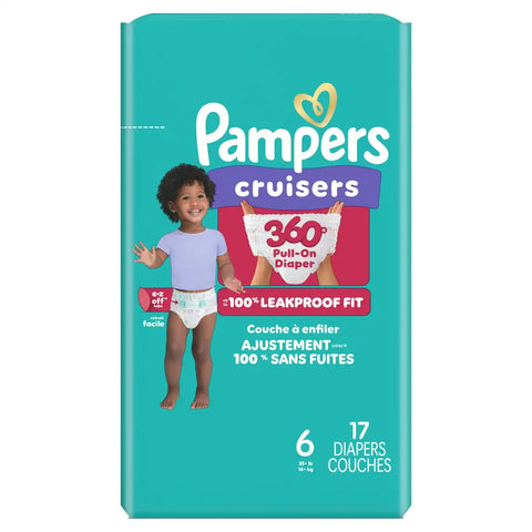 Pampers Cruisers 360 Diapers - (Select Size and Count)