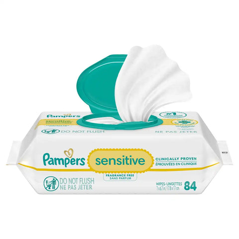 Pampers Sensitive Baby Wipes (Select Count)