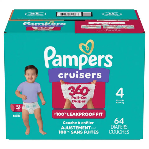 Pampers Cruisers 360 Diapers - (Select Size and Count)