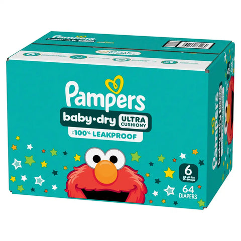 Pampers Baby Dry Diapers - (Select Size and Count)