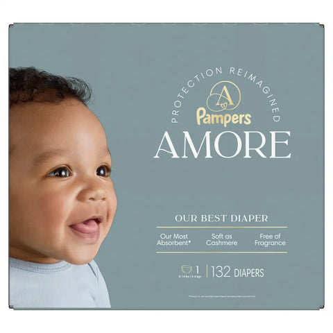 Amore by Pampers Luxury Diapers - (Select Size and Count)
