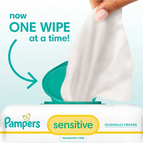 Pampers Sensitive Baby Wipes (Select Count)