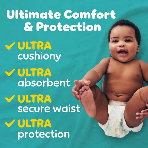 Pampers Baby Dry Diapers - (Select Size and Count)