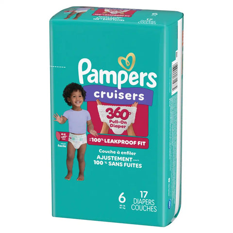 Pampers Cruisers 360 Diapers - (Select Size and Count)