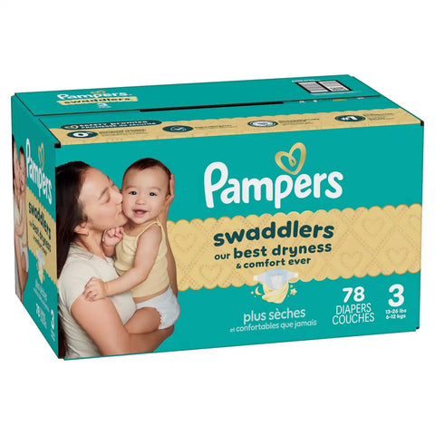 Pampers Swaddlers Sensitive Disposable Diapers - (Select Size and Count)