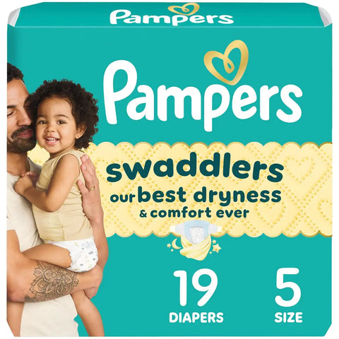 Pampers Swaddlers Sensitive Disposable Diapers - (Select Size and Count)