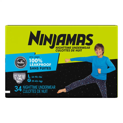 Pampers Ninjamas Nighttime Boys' Underwear - (Select Size and Count)