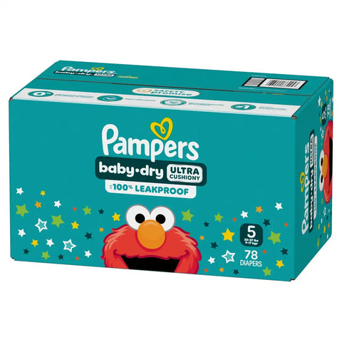 Pampers Baby Dry Diapers - (Select Size and Count)