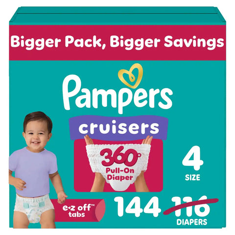 Pampers Cruisers 360 Diapers - (Select Size and Count)