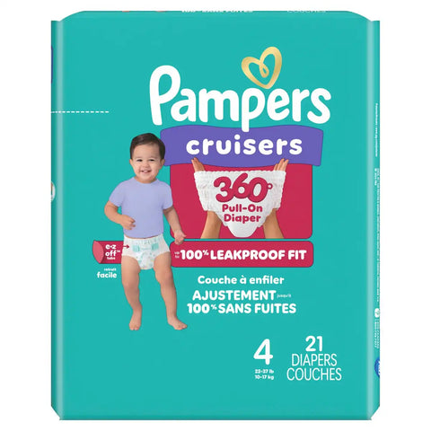 Pampers Cruisers 360 Diapers - (Select Size and Count)