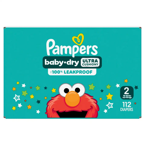 Pampers Baby Dry Diapers - (Select Size and Count)