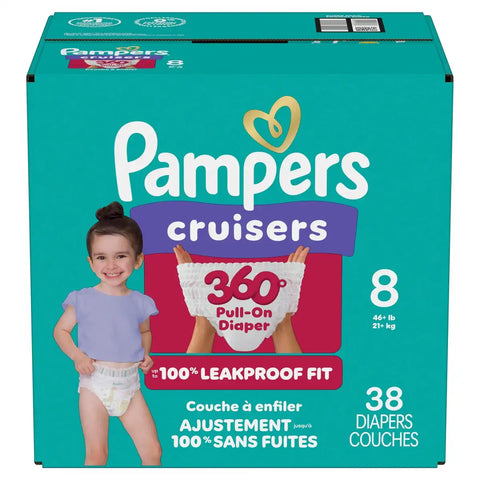 Pampers Cruisers 360 Diapers - (Select Size and Count)