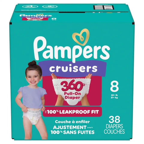 Pampers Cruisers 360 Diapers - (Select Size and Count)