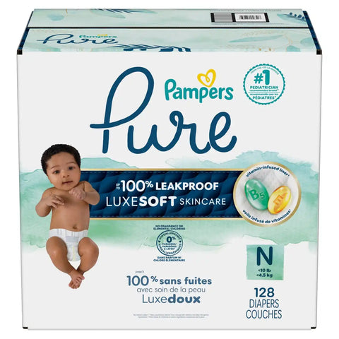 Pampers Pure Protection Diapers - (Select Size and Count)