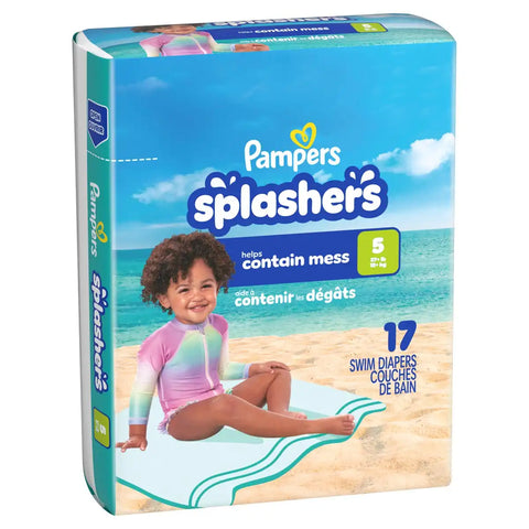 Pampers Splashers Disposable Swim Pants - (Select Size and Count)