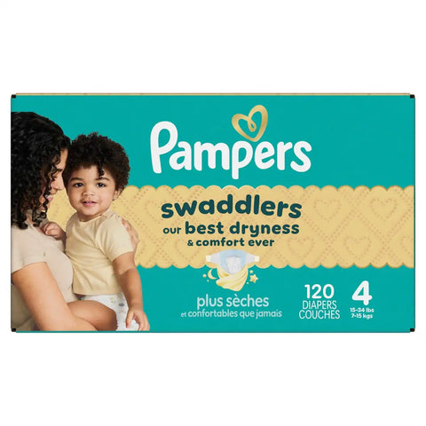 Pampers Swaddlers Sensitive Disposable Diapers - (Select Size and Count)
