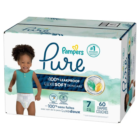 Pampers Pure Protection Diapers - (Select Size and Count)
