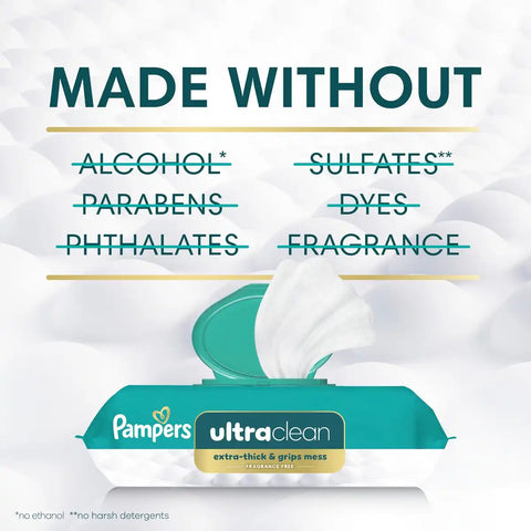 Pampers Ultra Clean Baby Wipes