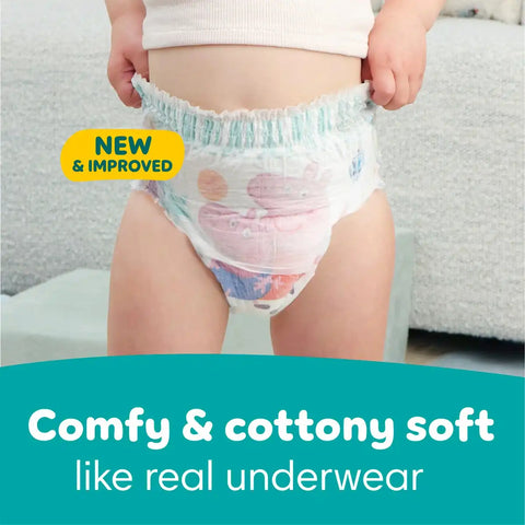 Easy Ups Girls' Disposable Training Underwear - (Select Size and Count)