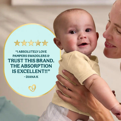 Pampers Swaddlers Sensitive Disposable Diapers - (Select Size and Count)