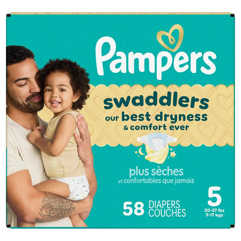 Pampers Swaddlers Sensitive Disposable Diapers - (Select Size and Count)