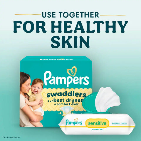 Pampers Swaddlers Sensitive Disposable Diapers - (Select Size and Count)