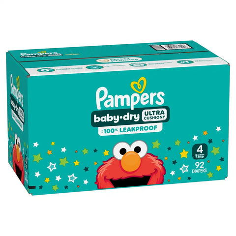 Pampers Baby Dry Diapers - (Select Size and Count)
