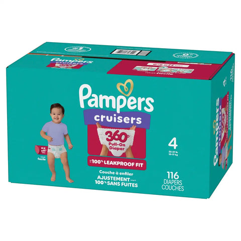 Pampers Cruisers 360 Diapers - (Select Size and Count)